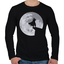 PRINTFASHION Piccolo - Férfi hosszú ujjú póló - Fekete férfi póló