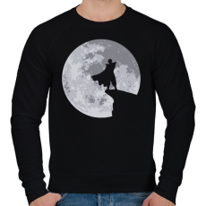 PRINTFASHION Piccolo - Férfi pulóver - Fekete