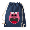 PRINTFASHION Pig - Sportzsák, Tornazsák - Sötétkék