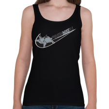 PRINTFASHION pihennikell - Női atléta - Fekete női trikó