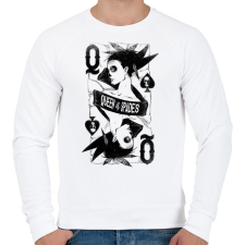 PRINTFASHION Pikk dáma - Férfi pulóver - Fehér férfi pulóver, kardigán