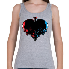 PRINTFASHION Pikk koponyák - Női atléta - Sport szürke