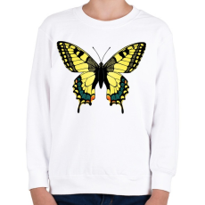 PRINTFASHION Pillangó - Gyerek pulóver - Fehér