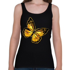 PRINTFASHION Pillangó - Női atléta - Fekete női trikó