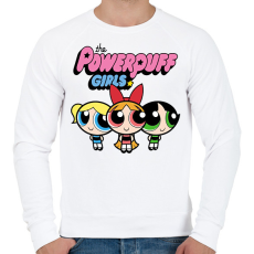 PRINTFASHION pindúrok - Férfi pulóver - Fehér