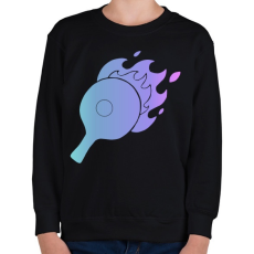 PRINTFASHION pingpong - Gyerek pulóver - Fekete