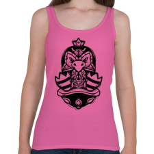 PRINTFASHION Pingvin - Női atléta - Rózsaszín női trikó