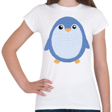 PRINTFASHION Pingvin - Női póló - Fehér női póló