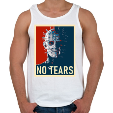 PRINTFASHION Pinhead No tearas - Férfi atléta - Fehér