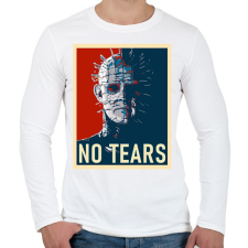 PRINTFASHION Pinhead No tearas - Férfi hosszú ujjú póló - Fehér férfi póló