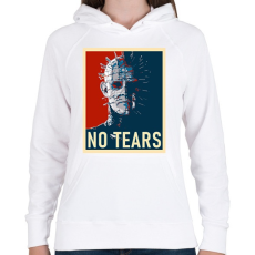 PRINTFASHION Pinhead No tearas - Női kapucnis pulóver - Fehér