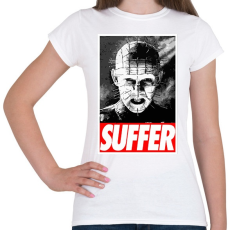 PRINTFASHION Pinhead Suffer - Női póló - Fehér
