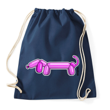 PRINTFASHION Pink lufitacskó - Sportzsák, Tornazsák - Sötétkék tornazsák