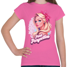 PRINTFASHION Pink perfection - Női póló - Rózsaszín női póló