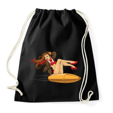 PRINTFASHION Pinup Bullet - Sportzsák, Tornazsák - Fekete tornazsák