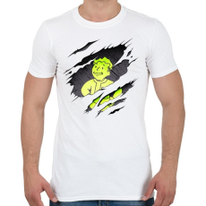 PRINTFASHION Pipboy - Férfi póló - Fehér