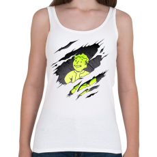PRINTFASHION Pipboy - Női atléta - Fehér