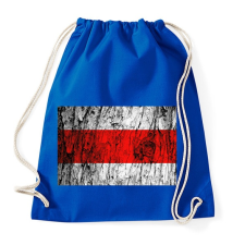 PRINTFASHION Piros sáv minimál - Sportzsák, Tornazsák - Bright royal tornazsák