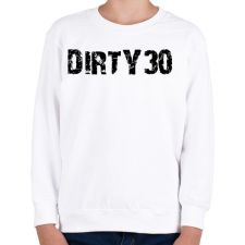 PRINTFASHION Piszkos 30 - Gyerek pulóver - Fehér gyerek pulóver, kardigán