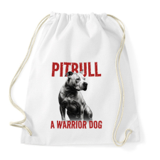 PRINTFASHION Pitbull - Sportzsák, Tornazsák - Fehér tornazsák