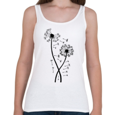 PRINTFASHION Pitypang  - Női atléta - Fehér női trikó