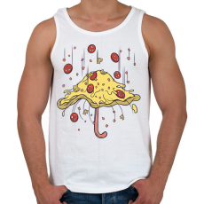 PRINTFASHION Pizza esernyő - Férfi atléta - Fehér