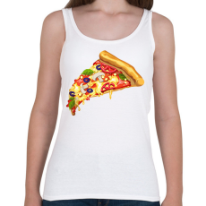 PRINTFASHION Pizza  - Női atléta - Fehér