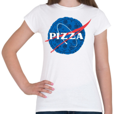 PRINTFASHION Pizza - Női póló - Fehér