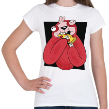 PRINTFASHION Pizzás lajhár - Női póló - Fehér női póló