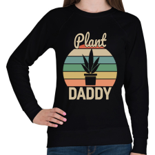 PRINTFASHION Plant Daddy - Női pulóver - Fekete női pulóver, kardigán
