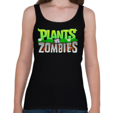 PRINTFASHION Plants vs. Zombies - Női atléta - Fekete