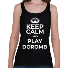 PRINTFASHION PLAY DOROMB - Női atléta - Fekete