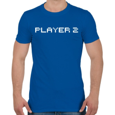 PRINTFASHION PLAYER 2 - Férfi póló - Királykék férfi póló