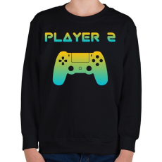 PRINTFASHION PLAYER 2 - Gyerek pulóver - Fekete
