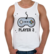 PRINTFASHION Player 2 páros póló - Férfi atléta - Fehér atléta, trikó