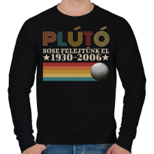 PRINTFASHION Plútó emléke - Férfi pulóver - Fekete férfi pulóver, kardigán