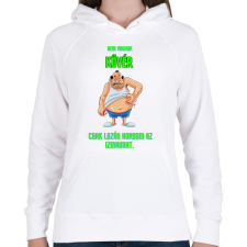 PRINTFASHION png_20230310_093854_0000 - Női kapucnis pulóver - Fehér női pulóver, kardigán