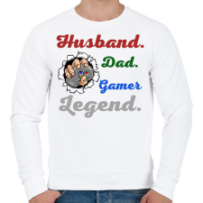 PRINTFASHION png_20230313_114400_0000 - Férfi pulóver - Fehér férfi pulóver, kardigán