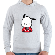 PRINTFASHION pochacco - Férfi kapucnis pulóver - Sport szürke férfi pulóver, kardigán