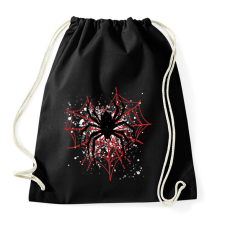 PRINTFASHION Pók szív alakú hálóval - Sportzsák, Tornazsák - Fekete tornazsák