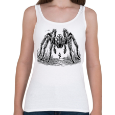 PRINTFASHION Pók / Tarantula / Madárpók - Női atléta - Fehér női trikó