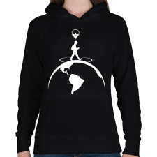 PRINTFASHION Pokemon Go - Női kapucnis pulóver - Fekete női pulóver, kardigán
