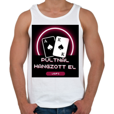 PRINTFASHION póker - Férfi atléta - Fehér