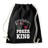 PRINTFASHION Póker king - Sportzsák, Tornazsák - Fekete