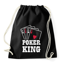 PRINTFASHION Póker king - Sportzsák, Tornazsák - Fekete tornazsák