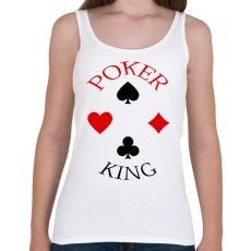 PRINTFASHION pokerking_1 - Női atléta - Fehér