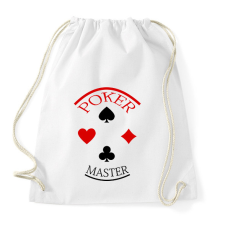 PRINTFASHION pokermaster_2 - Sportzsák, Tornazsák - Fehér tornazsák