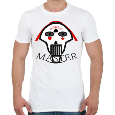 PRINTFASHION pokermaster_3 - Férfi póló - Fehér férfi póló