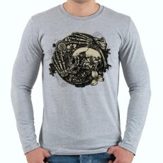 PRINTFASHION Pokoli remény - Férfi hosszú ujjú póló - Sport szürke