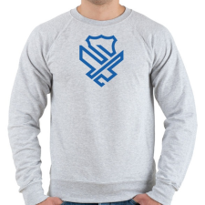 PRINTFASHION Police badge - Férfi pulóver - Sport szürke férfi pulóver, kardigán